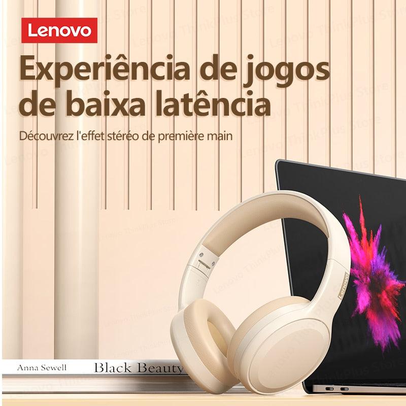 Original lenovo th30 fones de ouvisem fio bluetooth fone de ouvido 5.0 dobrável esporte fone jogo fone fone fone bluetooth - dk digital