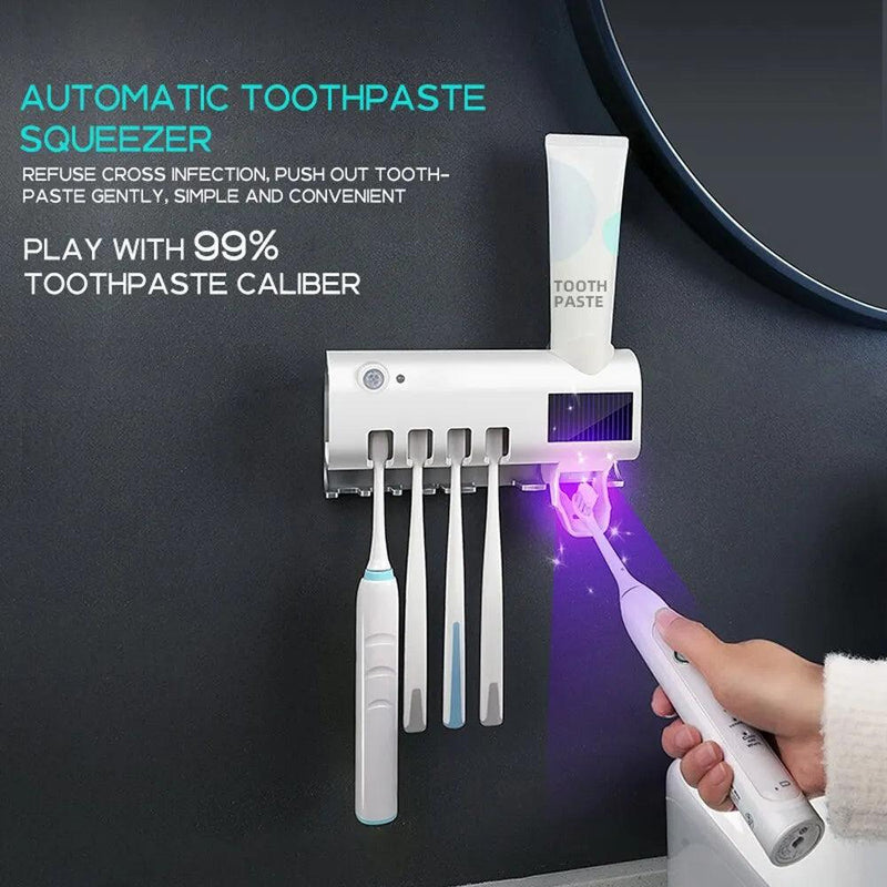 Suportes De Creme Dental Automático Ultravioleta, Acessório Do Banheiro - dk digital