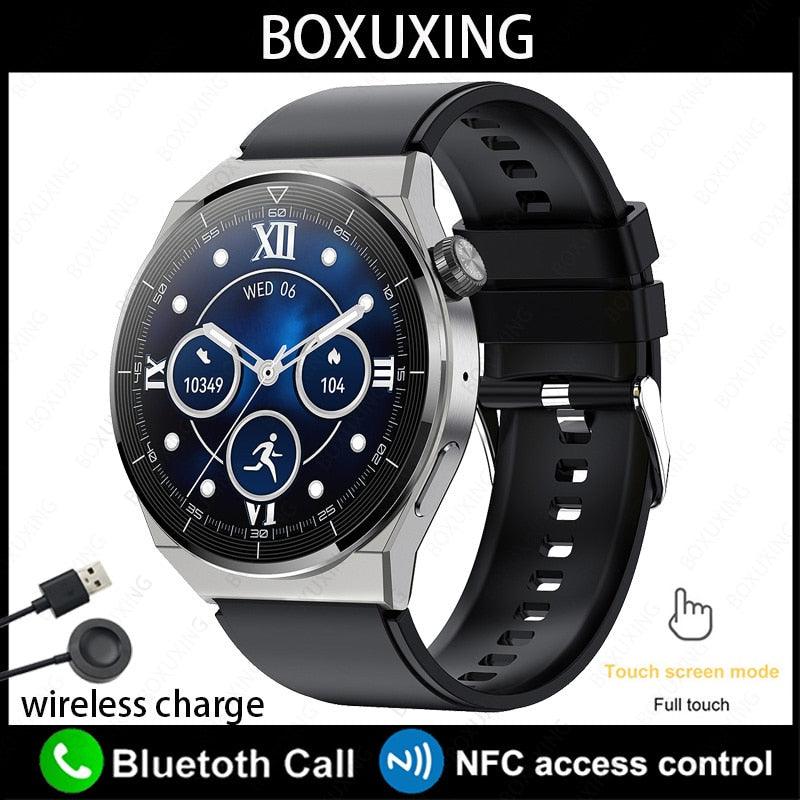 GT3 Pro Smartwatch à prova d'água para homens, tela HD, freqüência cardíaca, chamada Bluetooth, Huawei, Xiaomi, NFC, IP68, 390x390, 2023 - dk digital