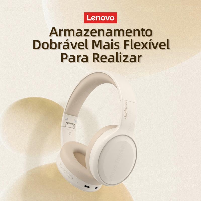 Original lenovo th30 fones de ouvisem fio bluetooth fone de ouvido 5.0 dobrável esporte fone jogo fone fone fone bluetooth - dk digital