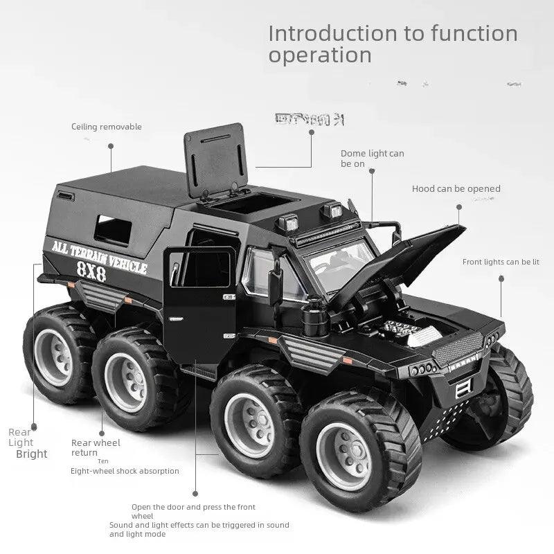 Modelo de carro de corrida de couro para crianças, brinquedo, som intermitente, modelo de carro, controle de força, jovens 7-14 anos - dk digital