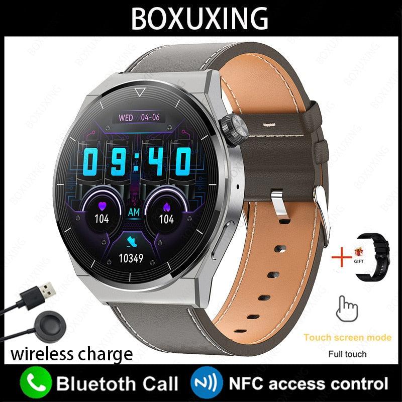 GT3 Pro Smartwatch à prova d'água para homens, tela HD, freqüência cardíaca, chamada Bluetooth, Huawei, Xiaomi, NFC, IP68, 390x390, 2023 - dk digital