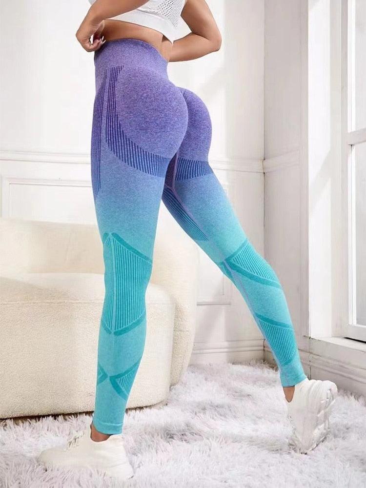 Yoga Designer Da Aptidão Das Mulheres Calças De Yoga Cintura Alta Gym  Sports Wear Leggings Elastic Feminina Interior Roupas Magro Corredor  Algodão Exterior De $120,22